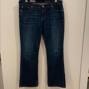 Ag Adriano Goldschmied Dark Blue Boot petite Cut Jeans